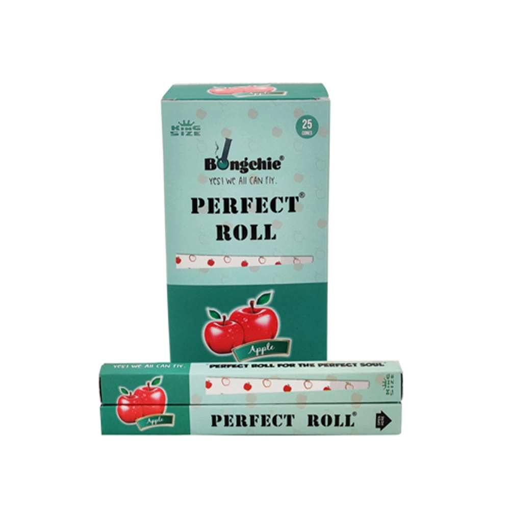 BC184030_1 Bongchie Perfect Roll Pre-Rolled Cone Apple Flavor - Pack of 25 - Image 1