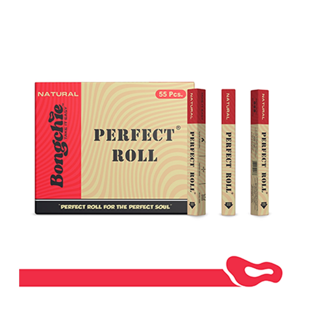 Bongchie Perfect Roll Pre-Rolled Cone Unbleached (Brown), Pack of 55 - Image 3