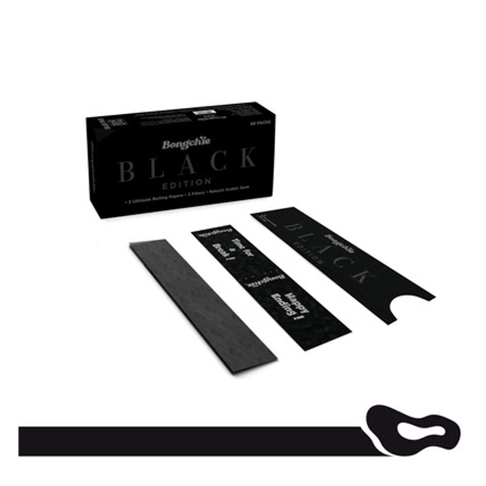 Bongchie Black Edition Rolling Paper - King Size Slim, 50 Packs - Image 4