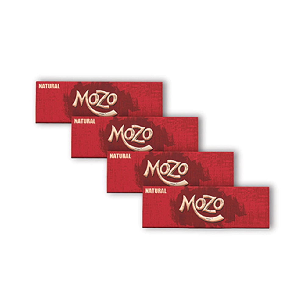 Bongchie Natural Unbleached Rolling Paper Booklets with Filters - Pack of 4 - Image 1