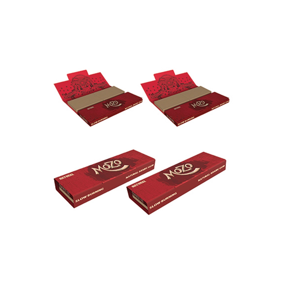Bongchie Natural Unbleached Rolling Paper Booklets with Filters - Pack of 6 - Image 3