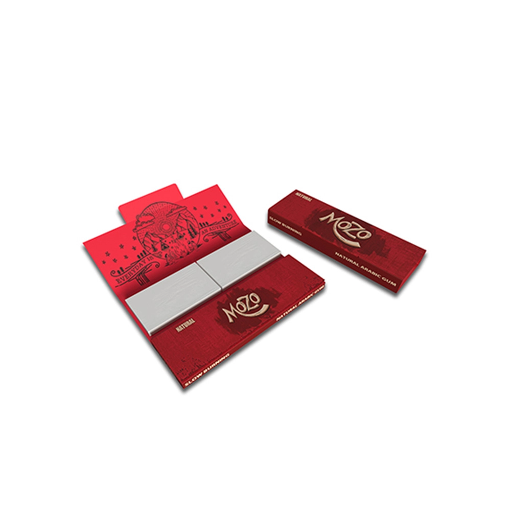 Bongchie Natural Unbleached Rolling Papers with Filters - Box of 24 Booklets, 53 Papers - Image 4