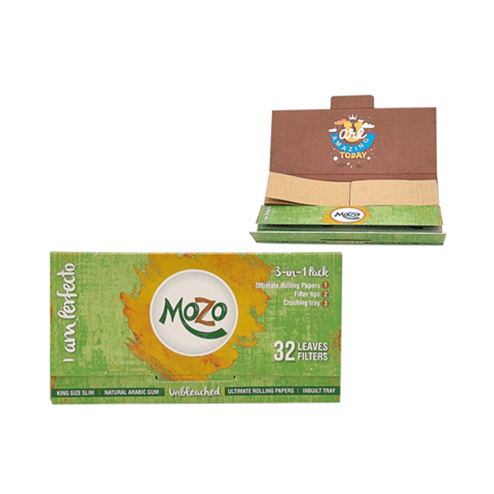 Bongchie Mozo with Filter (Brown) - 4 Booklets of 32 Gummed Papers & Filters - Image 5