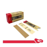 Bongchie Thrice A Day Rolling Papers Unbleached (Brown) - 50 Packs, King Size Slim Papers with Filters - Image 4