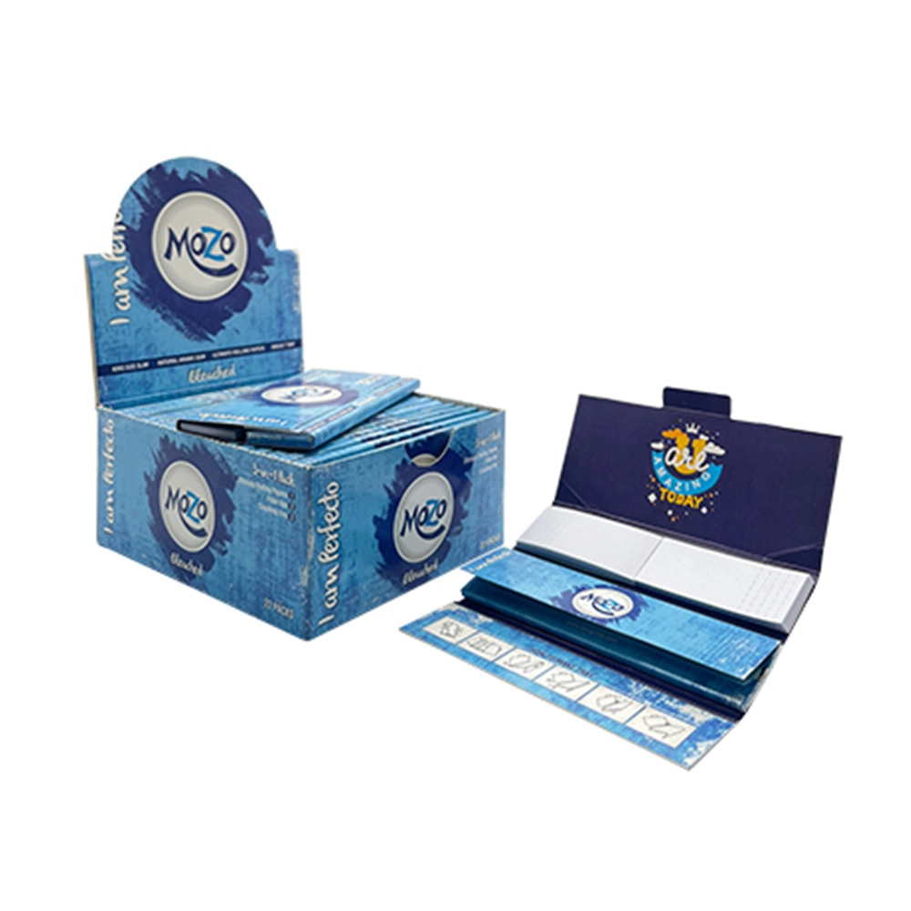Bongchie Mozo with Filter (White) - 32 Gummed Papers, 32 Perforated Filters, Rolling Tray - Image 5