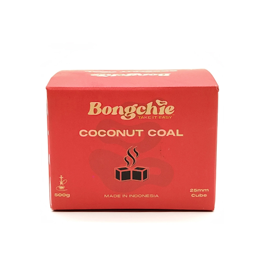 BC184069_2 Bongchie All New Coconut Coal – 100% Pure Coconut Shell Charcoal,18 Cubes, 25mm x 25mm x 25mm - Image 1