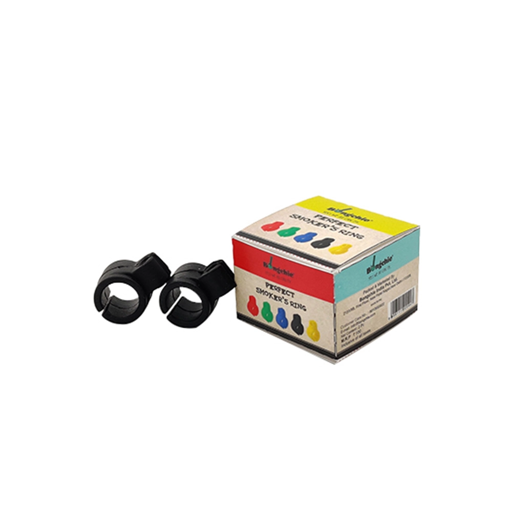 Bongchie Perfect Smoker’s Ring - Lightweight Silicone Ring Holder for Smokers - Hands-Free Smoking - 2 Pieces, Universal Size, 5 Colors - Image 5