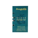 Bongchie Glass Filter Tip with Perfect Roll - Medical Grade Borosilicate Glass