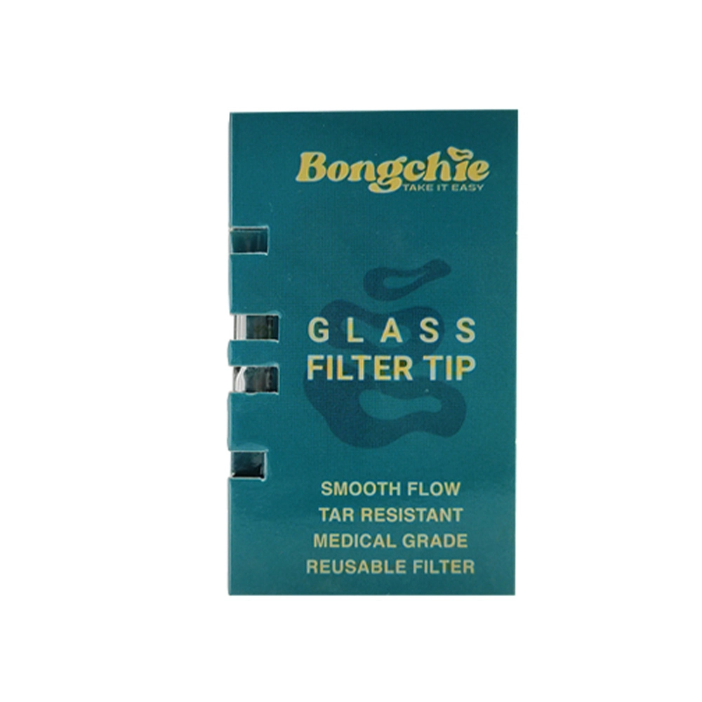 BC184078_1 Bongchie Glass Filter Tip with Perfect Roll - Medical Grade Borosilicate Glass - Image 1