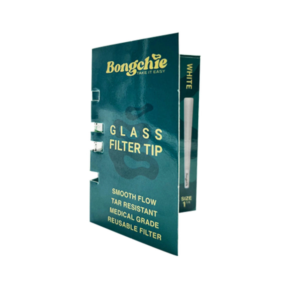 Bongchie Glass Filter Tip with Perfect Roll - Medical Grade Borosilicate Glass - Image 3