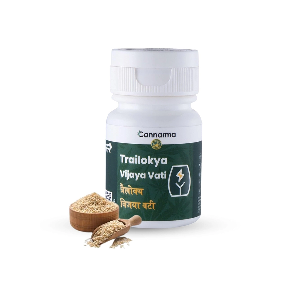 Cannarma Ayurvedic Trailokya Vijaya Vati For Knee Pain & Joint Pain Relief - 30 Tablet on itshemp.in