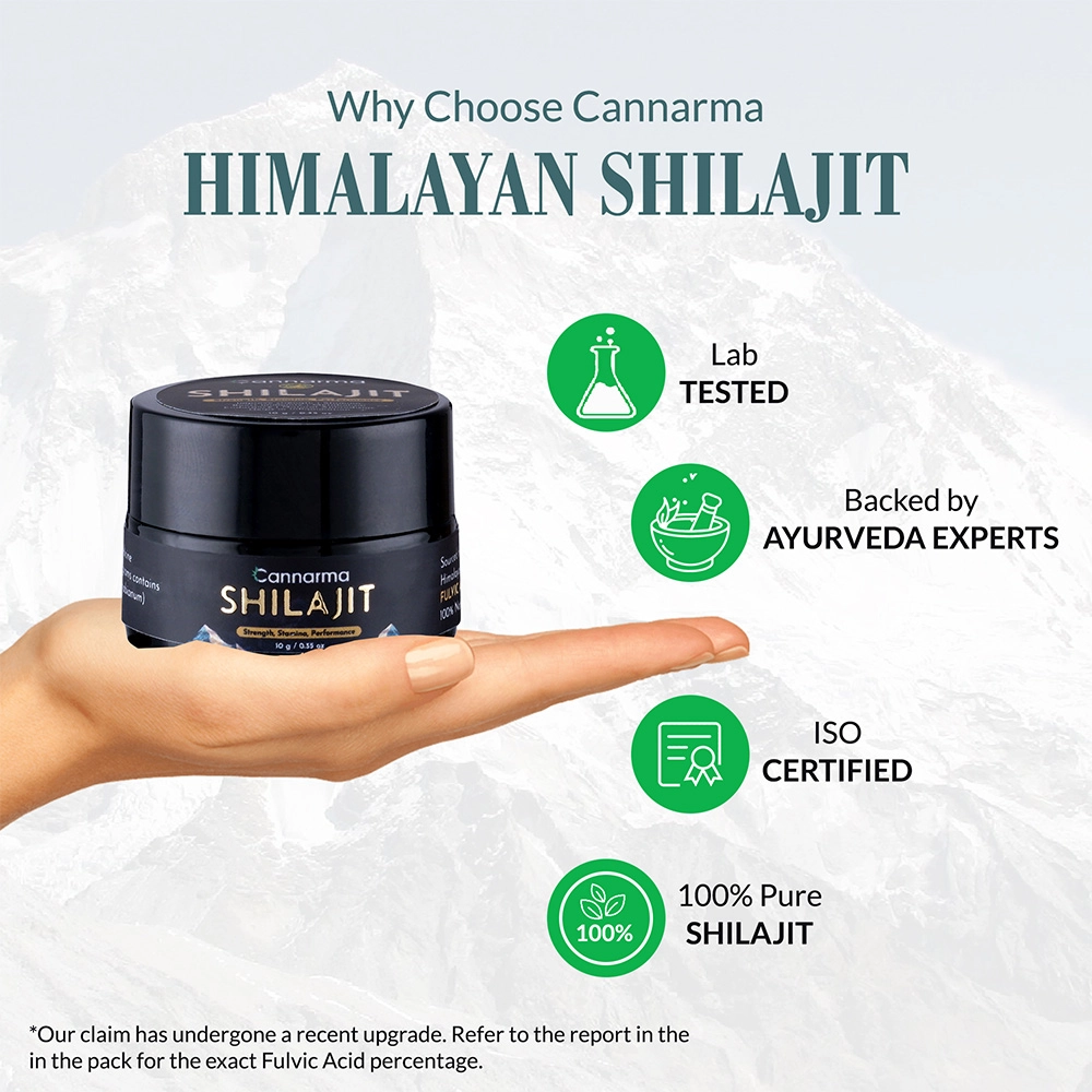 Cannarma Pure Himalayan Shilajit/Shilajeet Resin - 10g on itshemp.in