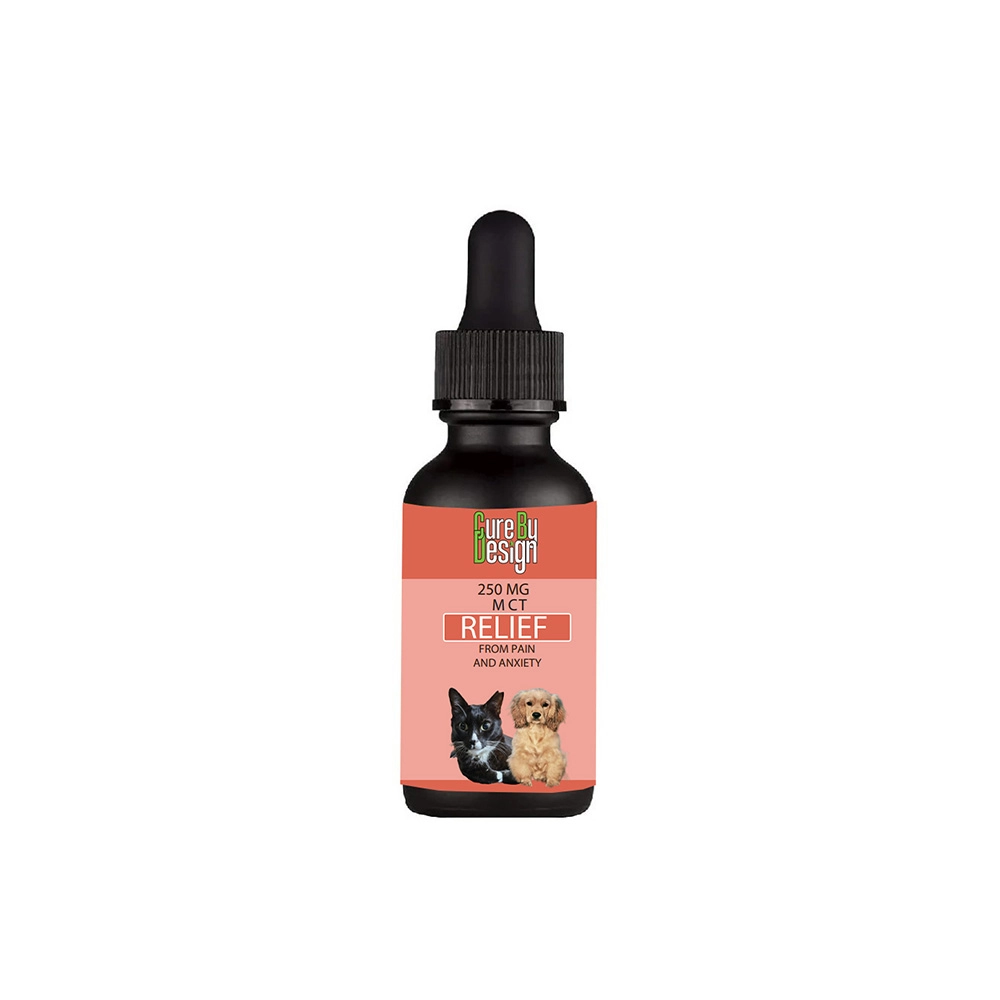 CD033086_4 Cure By Design Relief 250mg CBD for Small Animals (MCT) - Image 1