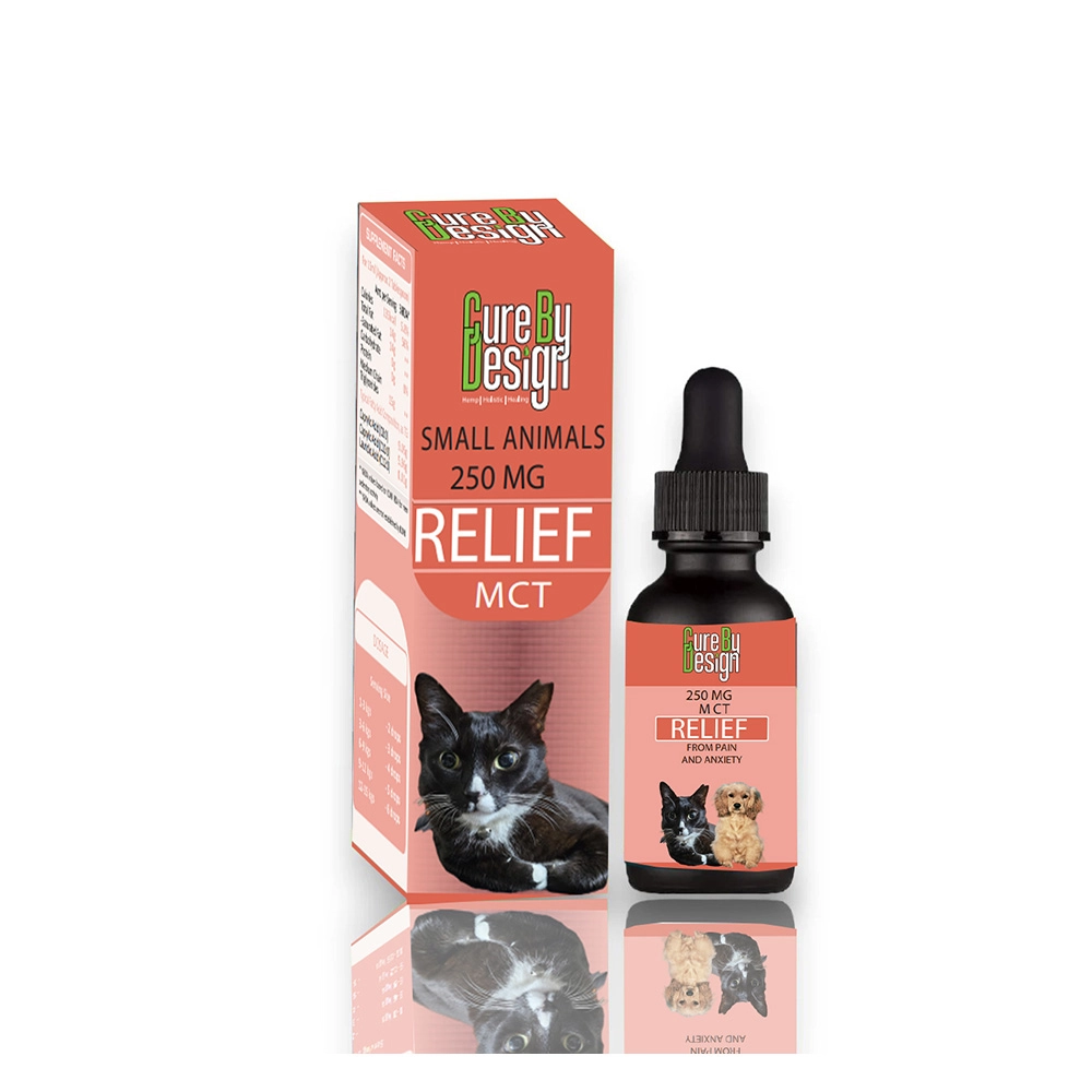 Cure By Design Relief 250mg CBD for Small Animals (MCT) - Image 2