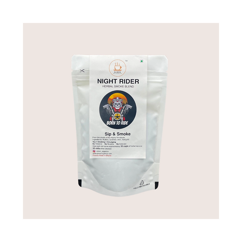 Elinor Organics NIGHT RIDER Herbal Smoke Blend - Image 1