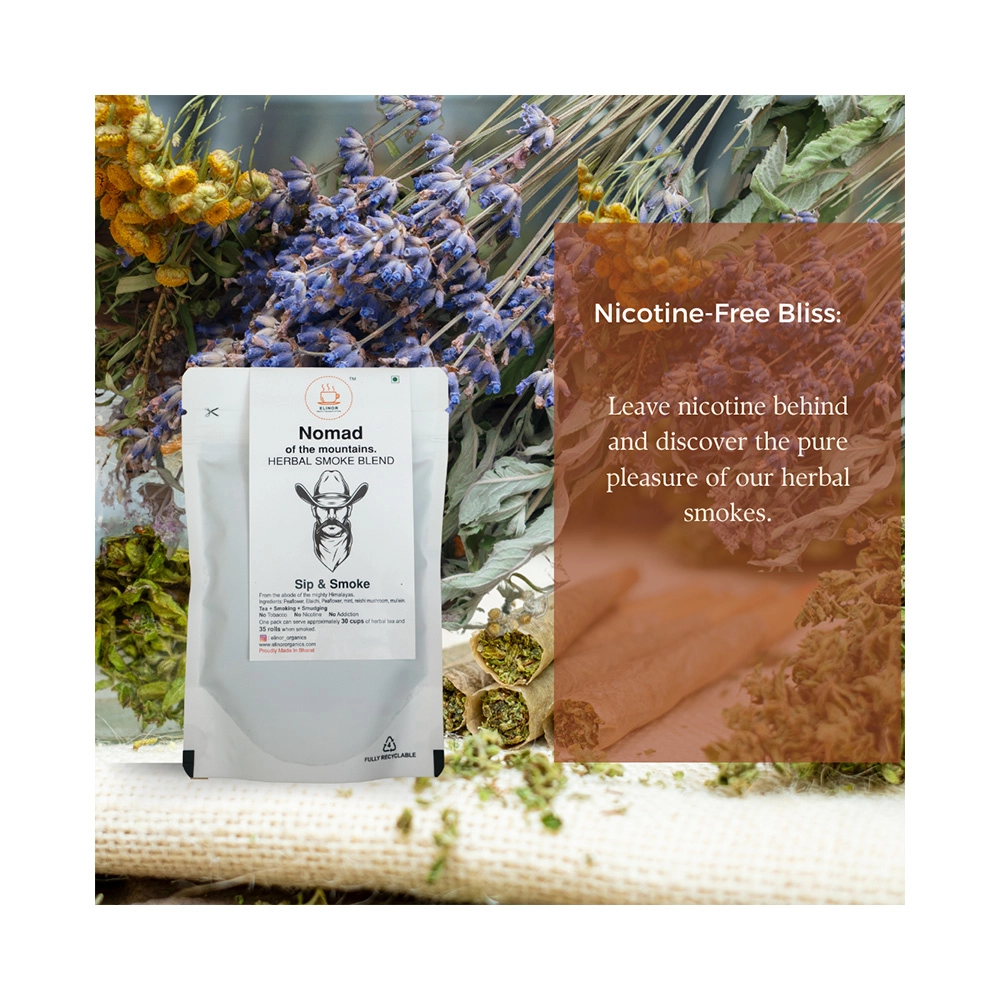 Elinor Organics Nomad of the mountains Herbal Smoke Blend - Image 2