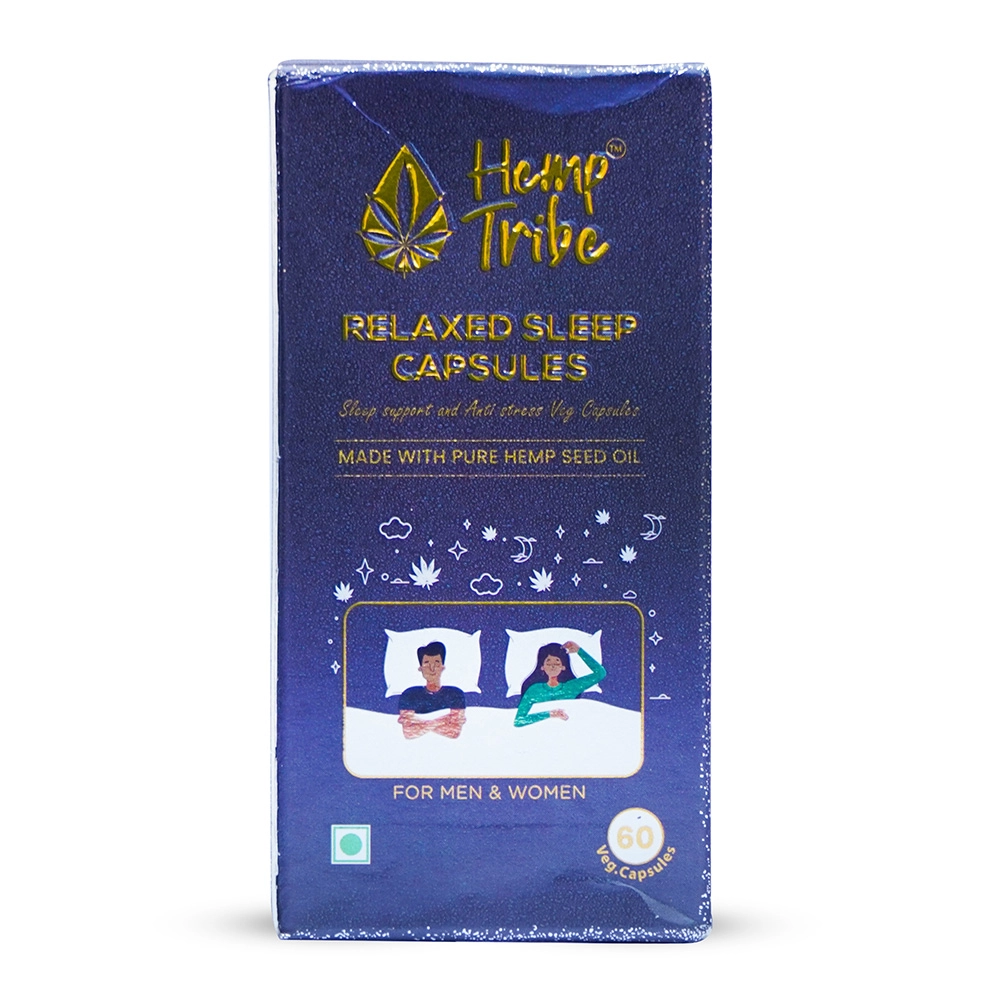 Hemp Tribe Relaxed sleep Capsules, 60 Capsules - Image 4