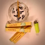Lit Pyramid King Size Pre Rolled Cones ( Brown ) on itshemp.in