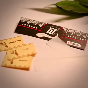 LIT Rolling Paper King Size Awesome Threesome White Rice Smoking Paper on itshemp.in