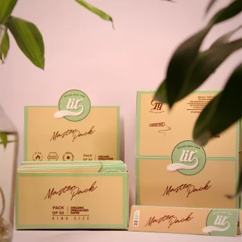 LIT Master Pack King Size Ultra Thin Brown Rolling Paper on itshemp.in