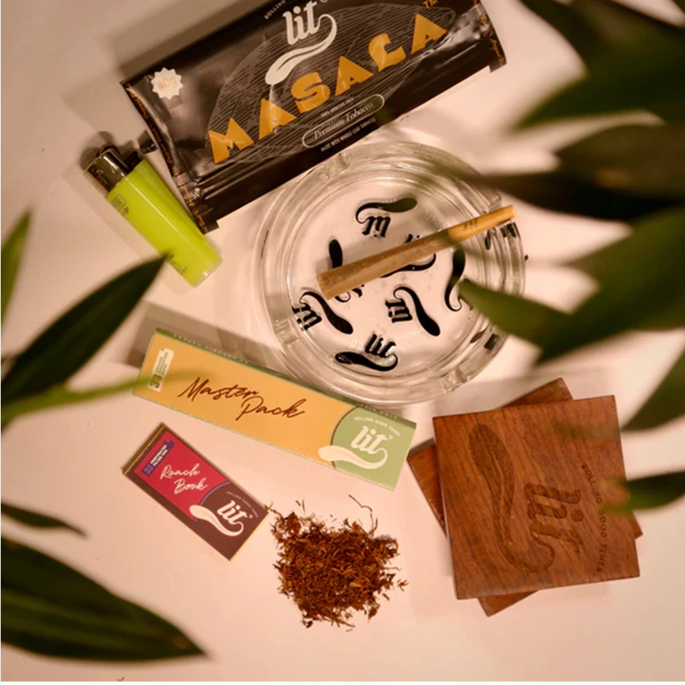 LIT Master Pack King Size Ultra Thin Brown Rolling Paper on itshemp.in