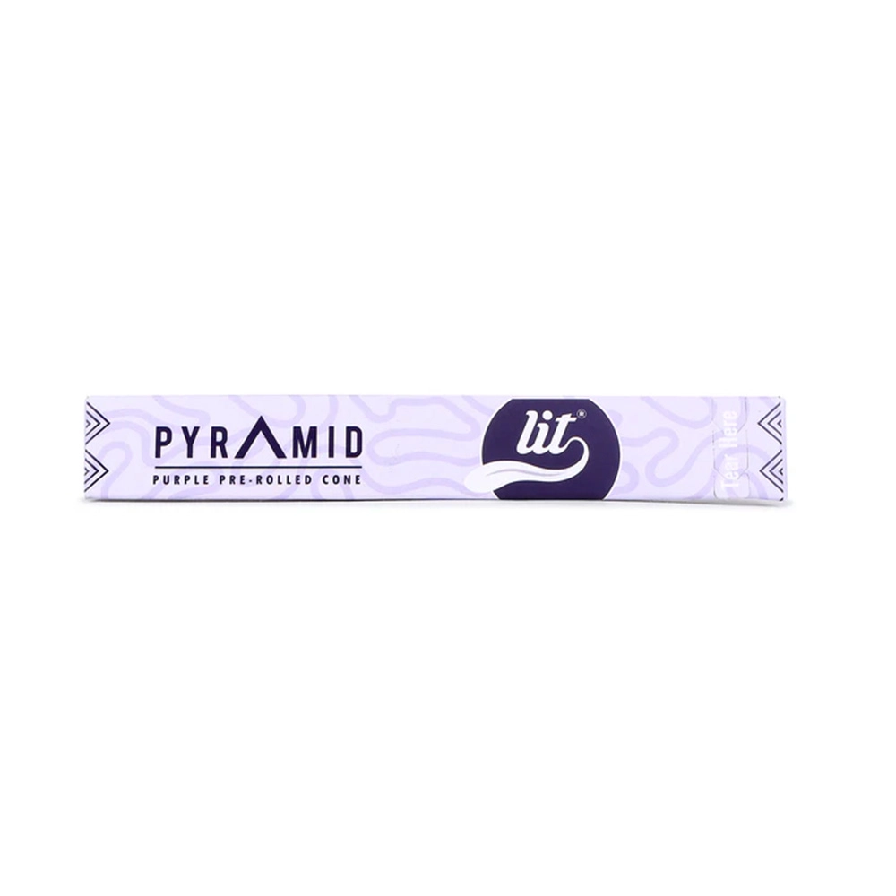 LIT Pyramid King Size Pre Rolled Cones ( Purple ) - Image 1