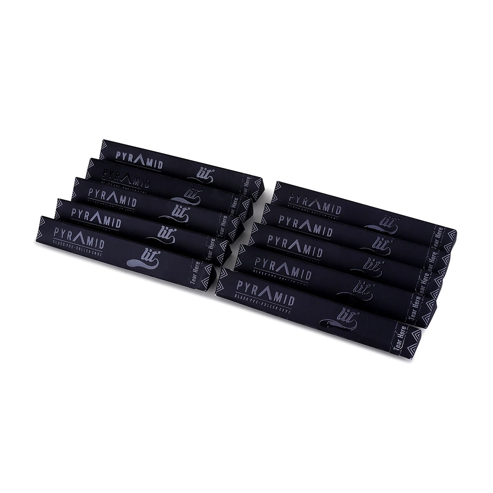 LIT Pyramid King Size Pre Rolled Cones ( Black ) on itshemp.in