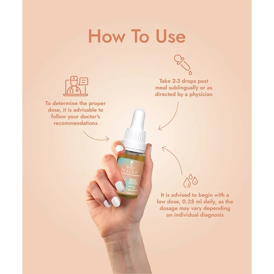 BOHECO PEACE ✚ - Natural Pain Reliever (Tincture) - Natural - 30 ml on itshemp.in