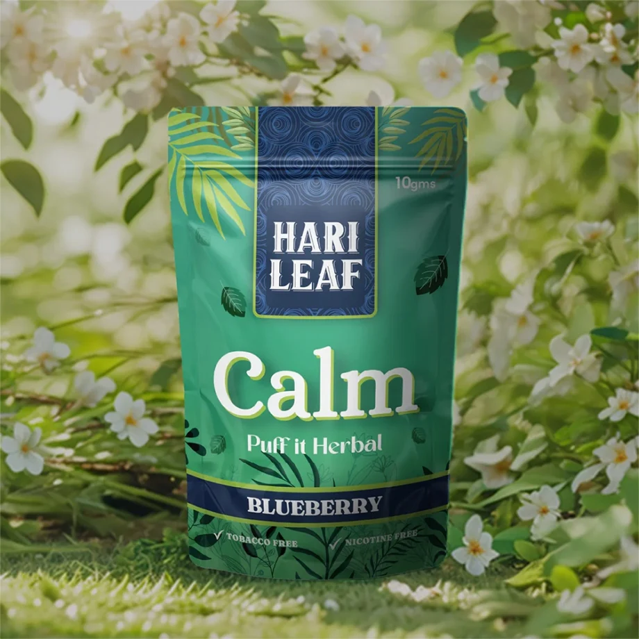 Hari Leaf Calm Blend - Blueberry (Pouch) on itshemp.in