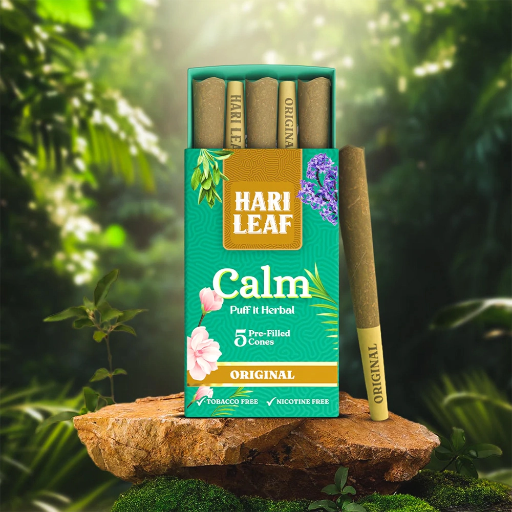 Hari Leaf Calm Blend - Original (Pre-filled Cones) on itshemp.in