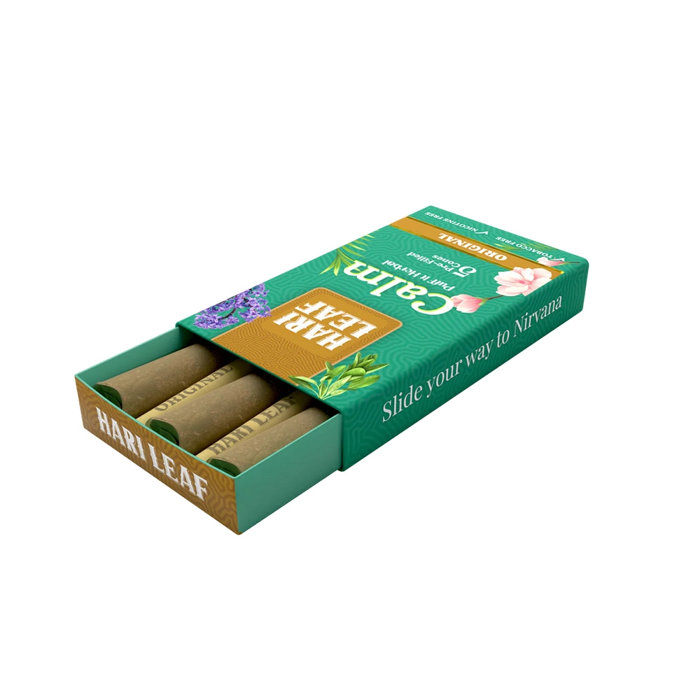 Hari Leaf Calm Blend - Original (Pre-filled Cones) on itshemp.in