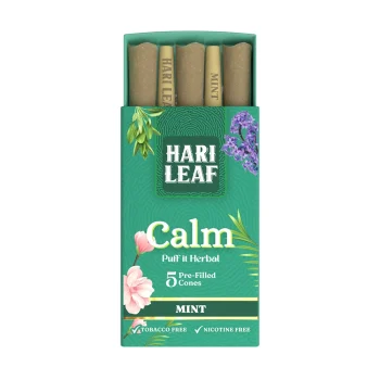 Hari Leaf Calm Blend - Mint (Pre-filled Cones) on itshemp.in