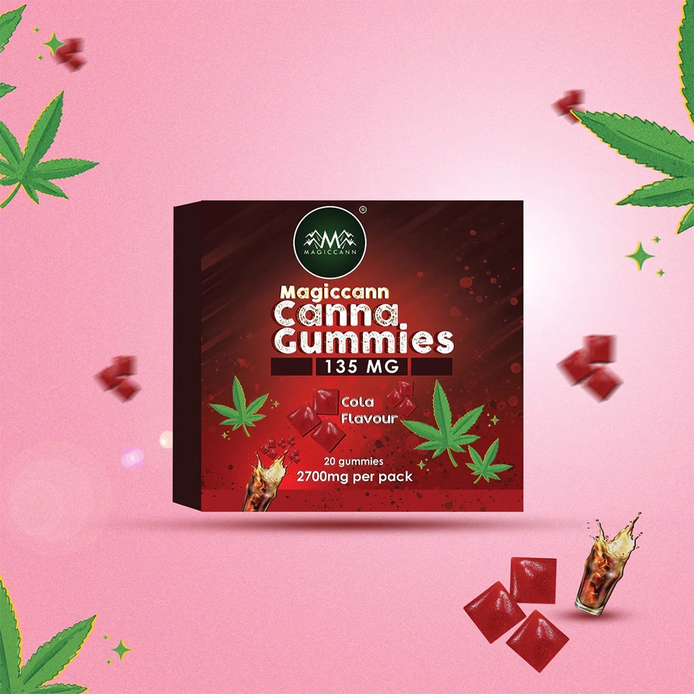 Magiccann Canna Gummies - Cannabis infused gummies - Extra Strong : 2700Mg (135mg Each Gummy) on itshemp.in