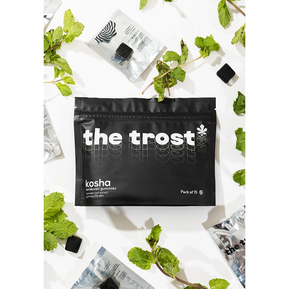 The Trost Kosha (Mint Flavor) - Cannabis Gummies (Mriduvati) - 5% Cannabis Extract, Pack of 15 - Image 3