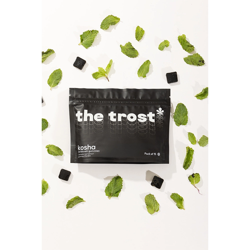 The Trost Kosha (Mint Flavor) - Cannabis Gummies (Mriduvati) - 5% Cannabis Extract, Pack of 15 - Image 2