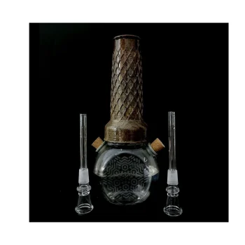 Elevate Diamond Cut design 3D print Glass Bong on itshemp.in