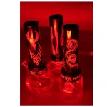 Elevate Glow in the Dark 3D Print Glass Bong on itshemp.in