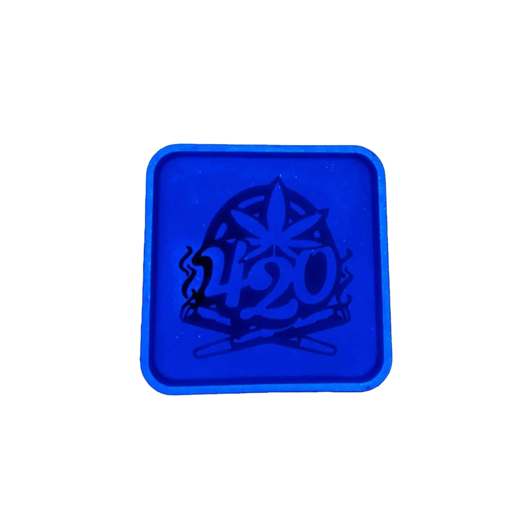 EL201004 Elevate 420 Assortment Glow in the Dark Resin Rolling Tray on itshemp.in