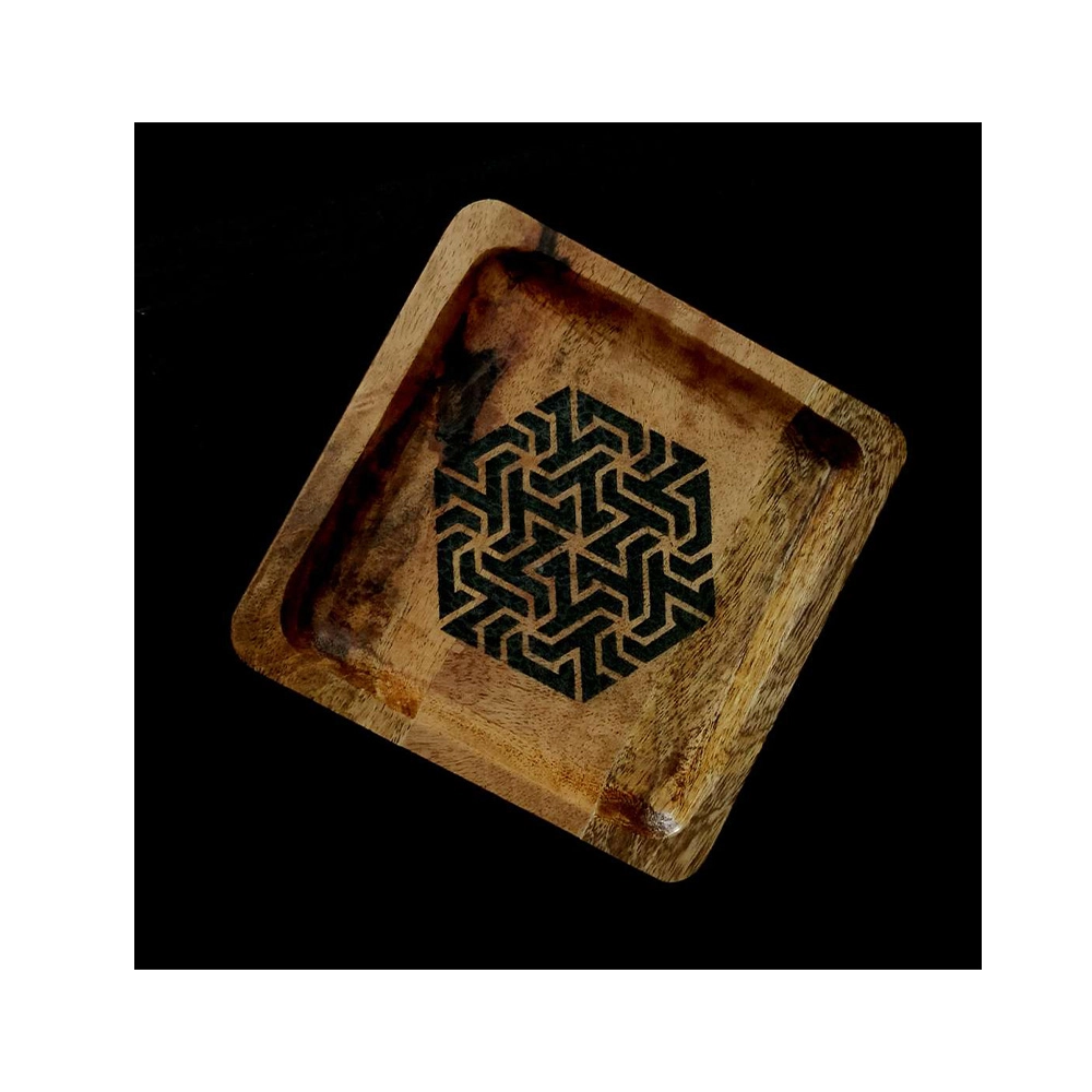 Elevate Wooden Rolling Tray on itshemp.in