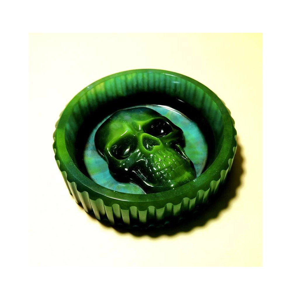 Elevate Marble Skull design Multicolour Resin Ash Tray on itshem[p.in