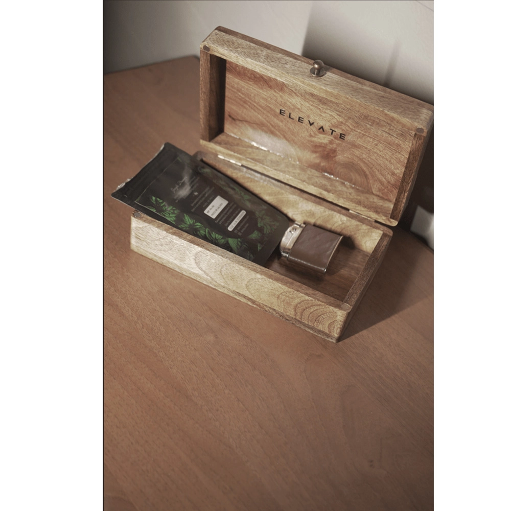Elevate Glow in the Dark Wooden Stash Box on itshemp.in