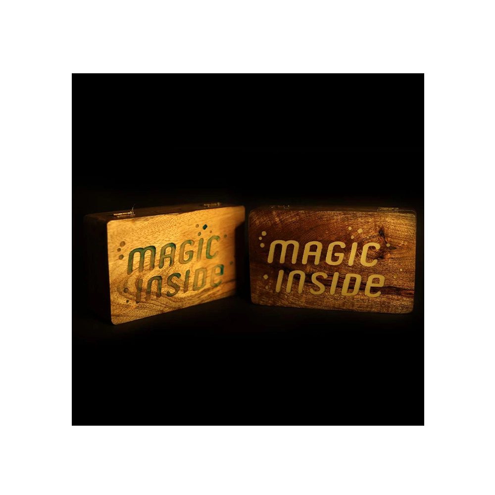 Elevate Glow in the Dark Wooden Stash Box on itshemp.in