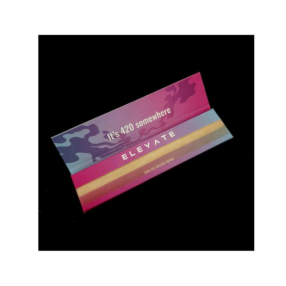 Elevate King Size Joint Rolling Papers Light & Dark theme pack of 5 with Tips on itshemp.in