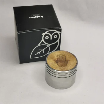 Leaf Glass Hamsa Grinder on itshemp.in