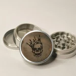Leaf Glass Skull King Grinder on itshemp.in