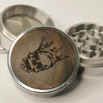 Leaf Glass Skull King Grinder on itshemp.in