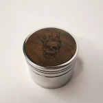 Leaf Glass Skull King Grinder on itshemp.in