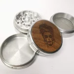 Leaf Glass Skull Tattoo Queen Grinder on itshemp.in