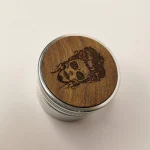 Leaf Glass Skull Tattoo Queen Grinder on itshemp.in