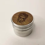 Leaf Glass Skull Tattoo Queen Grinder on itshemp.in